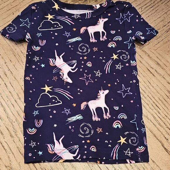 Unicorn Pajamas Size 4 NWOT 100% Cotton - Picture 2 of 8